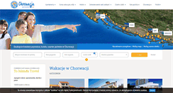 Desktop Screenshot of chorwacja-apartamenty-hotele.pl