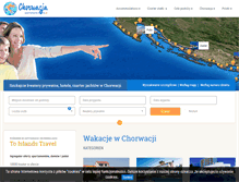 Tablet Screenshot of chorwacja-apartamenty-hotele.pl